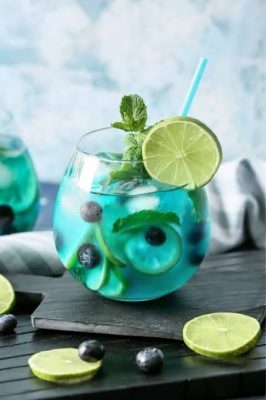 Blueberry mojito - Blissful Bakers