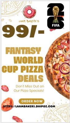 Fantasy world cup pizza - Laam Bakers
