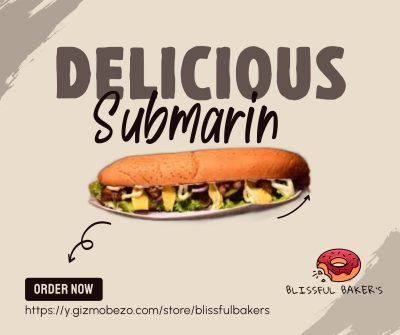 Chicken submarin - Blissful Bakers