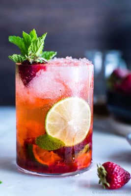 Strawberry mojito - Blissful Bakers
