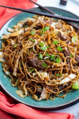 Beef Noodles - Blissful Bakers