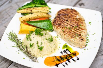 Boiled Chicken with Mashed Potato & Vegetables - Brew Bliss
