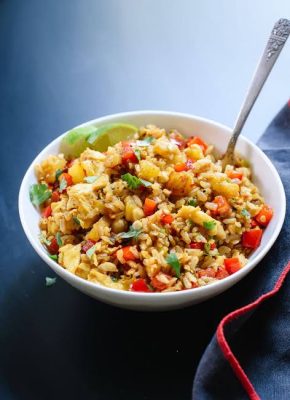 Pineapple fried rice - Blissful Bakers