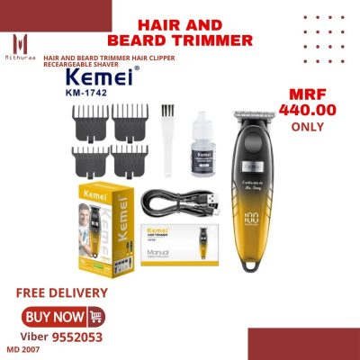 HAIR AND BEARD TRIMMER - Dhi Mithuraa