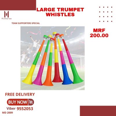 LARGE TRUMPET WHISTLES - Dhi Mithuraa