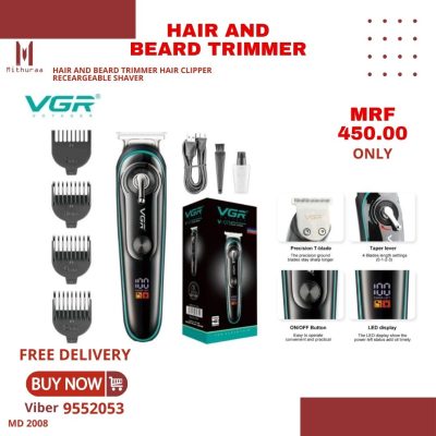 HAIR AND BEARD TRIMMER - Dhi Mithuraa